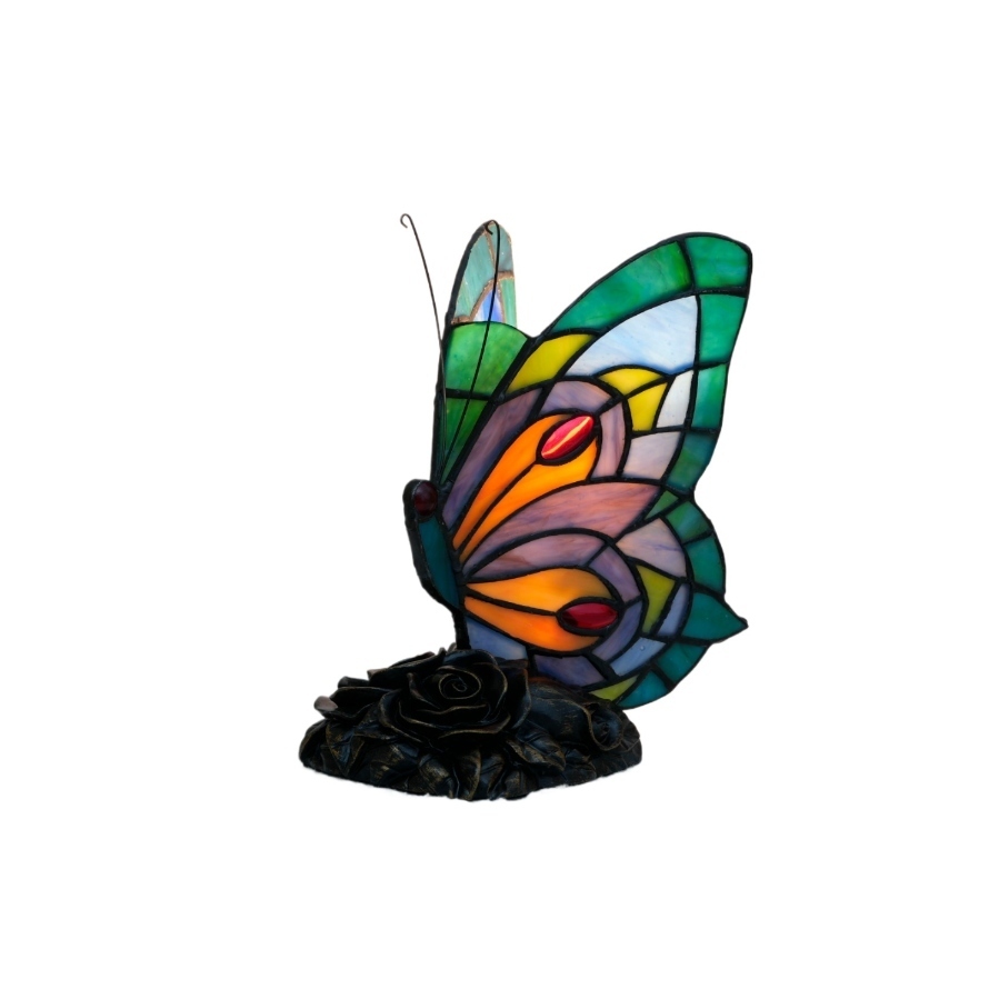 Butterfly Leadlight Multi Coloured