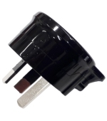 NZ/Aus 3-pin plug Black