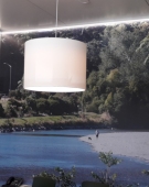 Commercial Lighting Large Fabric Shades NZ