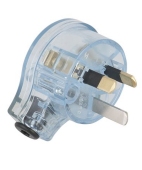 NZ/Aus 3-pin plug Clear